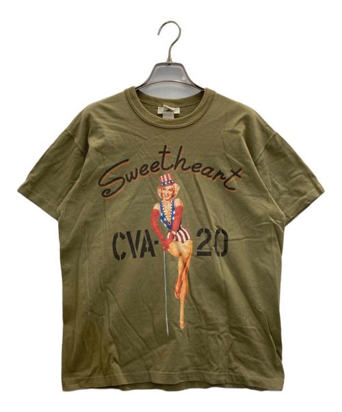 TOYS MCCOY（トイズマッコイ）TOYS McCOY (トイズマッコイ) Sweetheart Tee オリーブ サイズ:Lの古着・服飾アイテム
