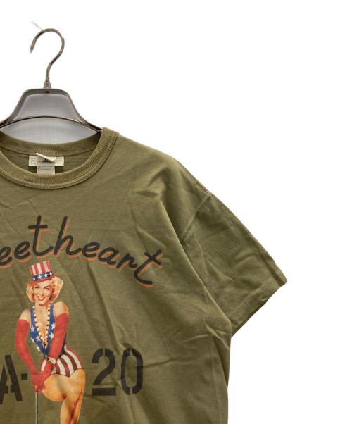 TOYS MCCOY（トイズマッコイ）TOYS McCOY (トイズマッコイ) Sweetheart Tee オリーブ サイズ:Lの古着・服飾アイテム