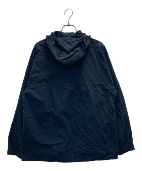 YAECA（ヤエカ）YAECA (ヤエカ) 60/40クロス フードシャツ ロング ネイビー サイズ:Ｍの古着・服飾アイテム