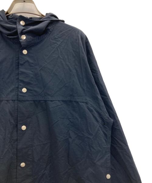 YAECA（ヤエカ）YAECA (ヤエカ) 60/40クロス フードシャツ ロング ネイビー サイズ:Ｍの古着・服飾アイテム