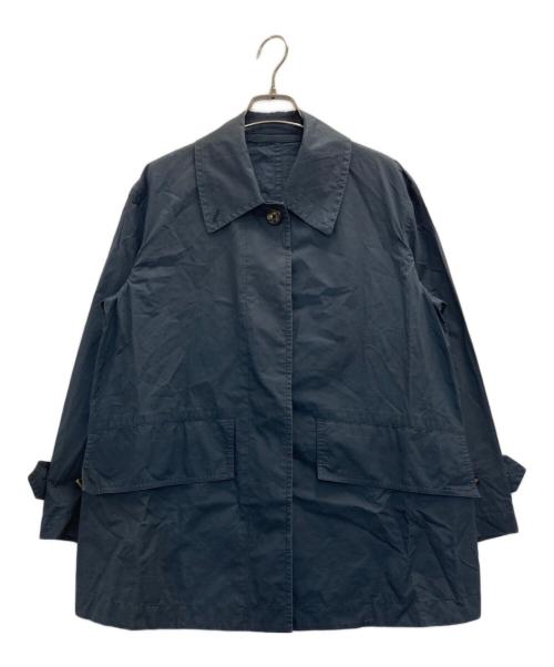 MARGARET HOWELL（マーガレットハウエル）MARGARET HOWELL (マーガレットハウエル) ステンカラーショートコート ネイビー サイズ:1の古着・服飾アイテム