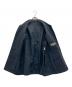 中古・古着 MARGARET HOWELL (マーガレットハウエル) ステンカラーショートコート ネイビー サイズ:1：5000円