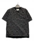 sacaiサカイ）の古着「オールオーバーグラフィックプリントポケットTシャツ」｜ブラック