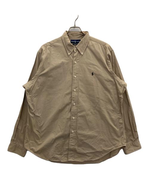 POLO RALPH LAUREN（ポロ・ラルフローレン）POLO RALPH LAUREN (ポロ・ラルフローレン) ボタンダウンシャツ ブラウン サイズ:ＸＬの古着・服飾アイテム