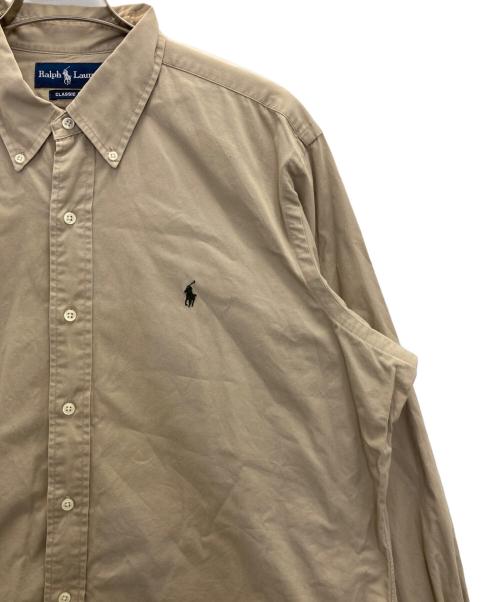 POLO RALPH LAUREN（ポロ・ラルフローレン）POLO RALPH LAUREN (ポロ・ラルフローレン) ボタンダウンシャツ ブラウン サイズ:ＸＬの古着・服飾アイテム