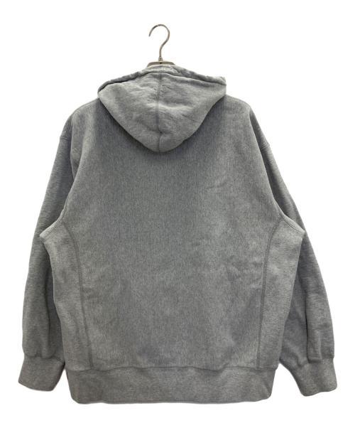 SUPREME（シュプリーム）SUPREME (シュプリーム) Portrait Hooded Sweatshirt/ポートレート フーデッド スウェットシャツ グレー サイズ:XLの古着・服飾アイテム