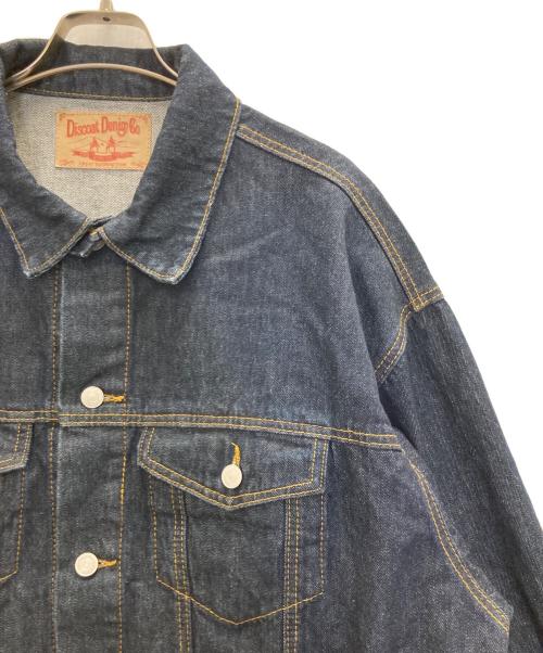 Discoat（ディスコート）Discoat (ディスコート) USコットンデニムビッグGジャン インディゴ サイズ:FREEの古着・服飾アイテム