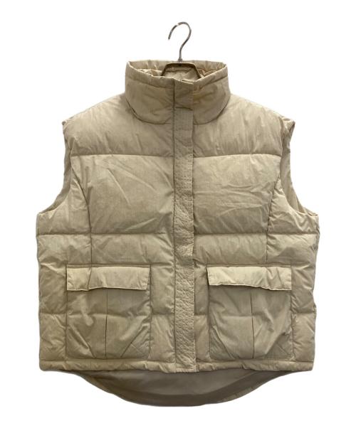 anuke（アンヌーク）anuke (アンヌーク) Quilting Vest アイボリー サイズ:36の古着・服飾アイテム