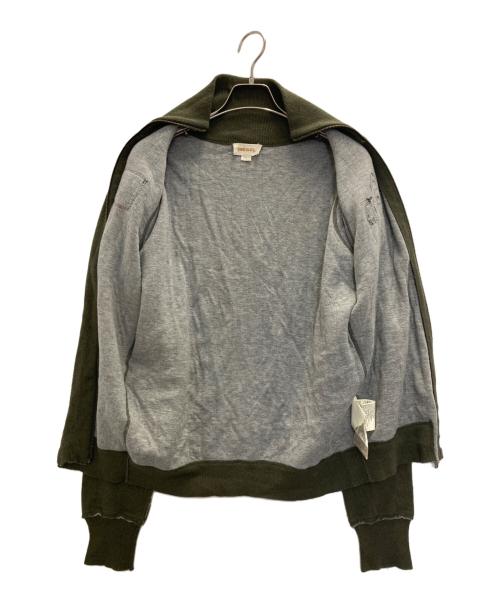 DIESEL（ディーゼル）DIESEL (ディーゼル) パッチワークドライバーズニット グリーン サイズ:Lの古着・服飾アイテム