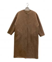 HER LIP TO（ハーリップトゥ）の古着「Faux Fur Reversible Coat」｜ブラウン