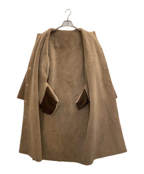 HER LIP TO（ハーリップトゥ）HER LIP TO (ハーリップトゥ) Faux Fur Reversible Coat ブラウン サイズ:Sの古着・服飾アイテム