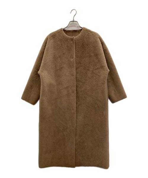 HER LIP TO（ハーリップトゥ）HER LIP TO (ハーリップトゥ) Faux Fur Reversible Coat ブラウン サイズ:Sの古着・服飾アイテム