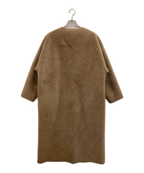 HER LIP TO（ハーリップトゥ）HER LIP TO (ハーリップトゥ) Faux Fur Reversible Coat ブラウン サイズ:Sの古着・服飾アイテム