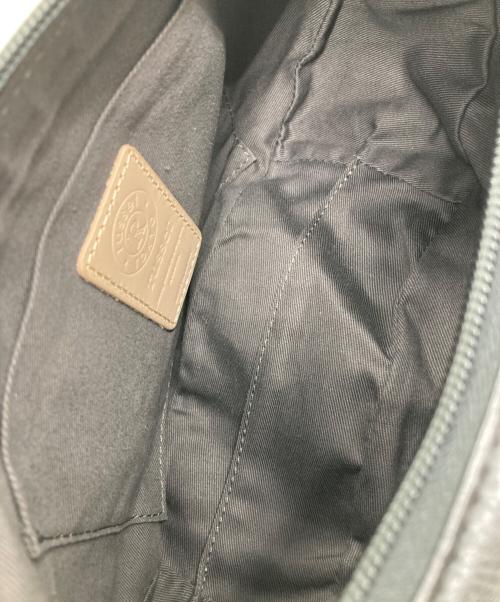 russet（ラシット）russet (ラシット) ソフトレザーラウンドショルダーバッグ ブラックの古着・服飾アイテム