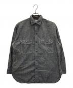 orSlowオアスロウ）の古着「ダンガリーワークシャツ」｜ブラック