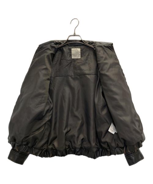 B:MING LIFE STORE（ビーミングライフストア）B:MING LIFE STORE (ビーミングライフストア) エイジング加工シンセティックレザージャケット ブラック サイズ:Ⅿの古着・服飾アイテム