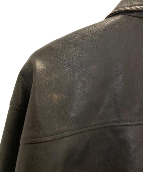 B:MING LIFE STORE（ビーミングライフストア）B:MING LIFE STORE (ビーミングライフストア) エイジング加工シンセティックレザージャケット ブラック サイズ:Ⅿの古着・服飾アイテム