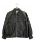 B:MING LIFE STORE（ビーミングライフストア）の古着「エイジング加工シンセティックレザージャケット」｜ブラック