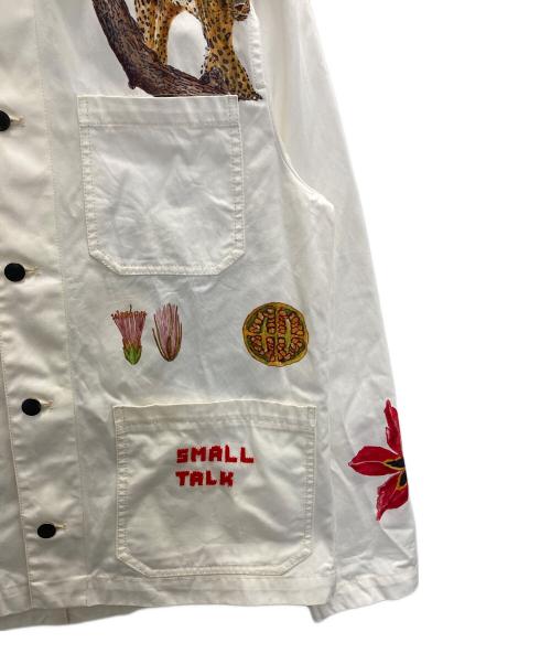 ADISH BY SMALL TALK（アディッシュバイスモールトーク）ADISH BY SMALL TALK (アディッシュバイスモールトーク) CHORE JACKET ホワイト サイズ:Sの古着・服飾アイテム