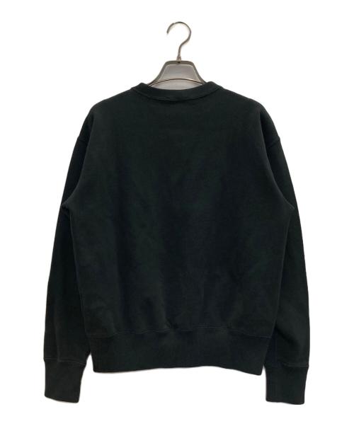 POLO RALPH LAUREN（ポロ・ラルフローレン）POLO RALPH LAUREN (ポロ・ラルフローレン) ポニー刺繍クルーネックスウェット ブラック サイズ:XSの古着・服飾アイテム