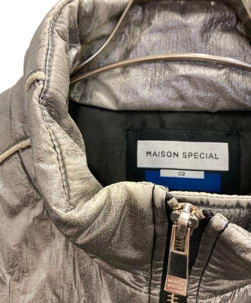MAISON SPECIAL（メゾンスペシャル）MAISON SPECIAL (メゾンスペシャル) Different Material Combination Prime-Over Truck Puffer Jacket SIZE 02 サイズ:02の古着・服飾アイテム