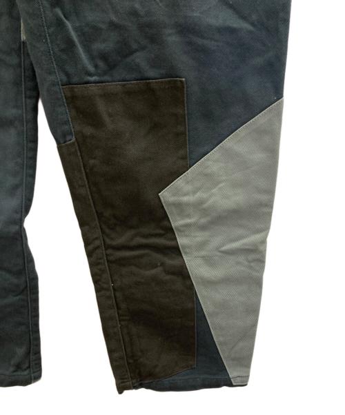 J.W.ANDERSON（ジェイダブリューアンダーソン）J.W.ANDERSON (ジェイダブリューアンダーソン) パッチワークパンツ ブルー サイズ:40の古着・服飾アイテム