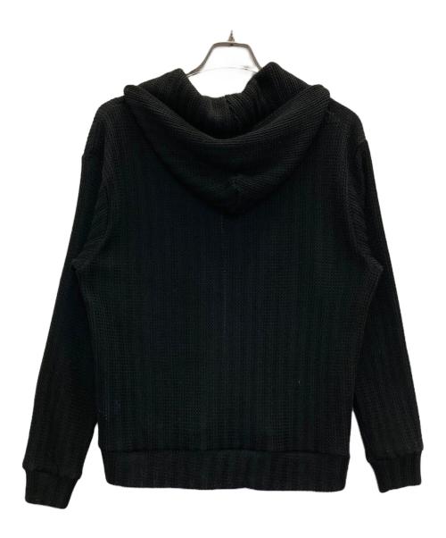 BEAMS（ビームス）BEAMS (ビームス) メッシュ ジップ フーディ ブラック サイズ:Sの古着・服飾アイテム