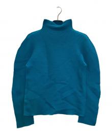 me ISSEY MIYAKE（ミーイッセイ ミヤケ）の古着「ストレッチプリーツT-SHIRTS」｜ブルー