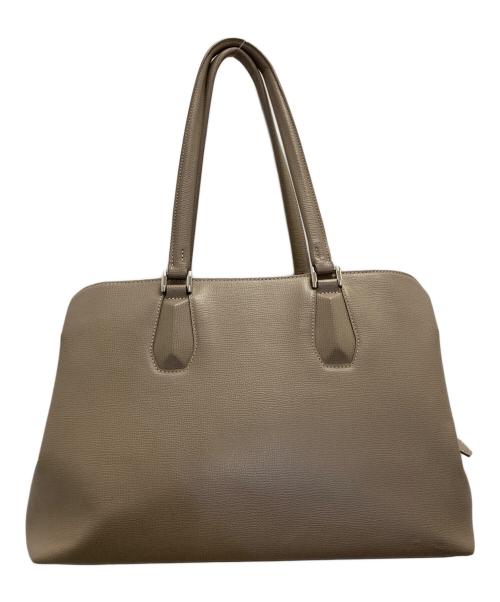 土屋鞄（ツチヤカバン）土屋鞄 (ツチヤカバン) HINON フレームトート ベージュの古着・服飾アイテム