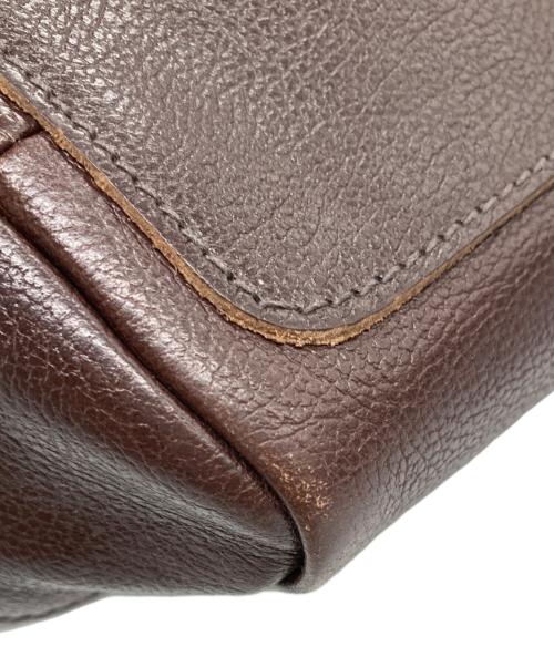 IL BISONTE（イル ビゾンテ）IL BISONTE (イル ビゾンテ) レザートートバッグ ブラウンの古着・服飾アイテム