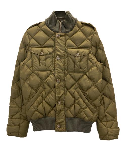 RALPH LAUREN（ラルフローレン）RALPH LAUREN (ラルフローレン) キルティングダウンジャケット オリーブ サイズ:SIZE Mの古着・服飾アイテム