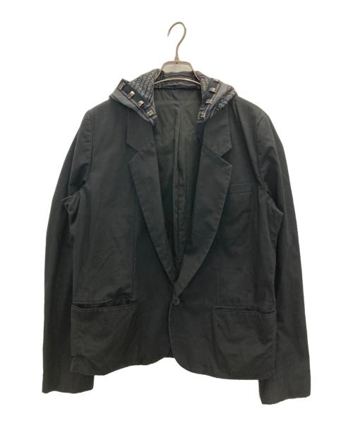UNDERCOVERISM（アンダーカバーイズム）UNDERCOVERISM (アンダーカバーイズム) スタッズフード付きジャケット ブラック サイズ:SIZE 3の古着・服飾アイテム