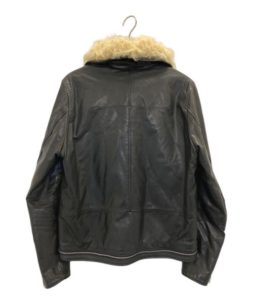 UNDERCOVERISM（アンダーカバーイズム）UNDERCOVERISM (アンダーカバーイズム) ホースハイド ボアレザージャケット ブラック サイズ:SIZE ２の古着・服飾アイテム