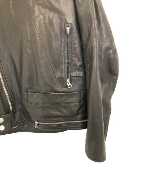 UNDERCOVERISM（アンダーカバーイズム）UNDERCOVERISM (アンダーカバーイズム) ホースハイド ボアレザージャケット ブラック サイズ:SIZE ２の古着・服飾アイテム
