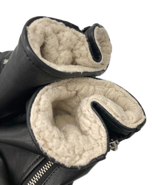 UNDERCOVERISM（アンダーカバーイズム）UNDERCOVERISM (アンダーカバーイズム) ホースハイド ボアレザージャケット ブラック サイズ:SIZE ２の古着・服飾アイテム