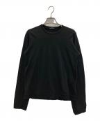 tricot COMME des GARCONSトリココムデギャルソン）の古着「ウールロングスリーブカットソー」｜ブラック