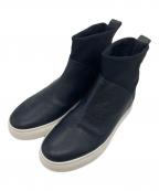 STOKTONストックトン）の古着「ハイカットスニーカー」｜ブラック