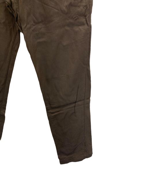 DRIES VAN NOTEN（ドリスヴァンノッテン）DRIES VAN NOTEN (ドリスヴァンノッテン) ストレートパンツ ブラウン サイズ:48の古着・服飾アイテム
