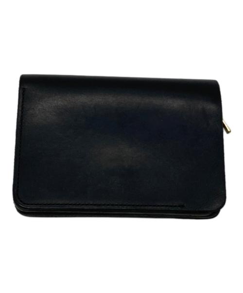 forme（フォルメ）forme (フォルメ) flp-26 baby calf Short Wallet ブラックの古着・服飾アイテム