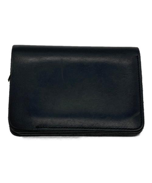 forme（フォルメ）forme (フォルメ) flp-26 baby calf Short Wallet ブラックの古着・服飾アイテム