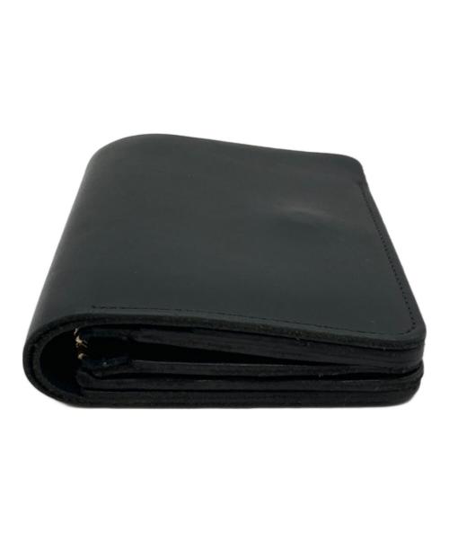 forme（フォルメ）forme (フォルメ) flp-26 baby calf Short Wallet ブラックの古着・服飾アイテム