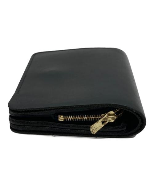 forme（フォルメ）forme (フォルメ) flp-26 baby calf Short Wallet ブラックの古着・服飾アイテム