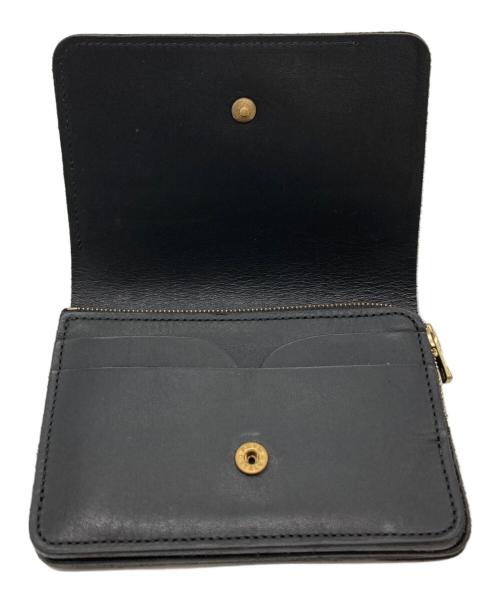 forme（フォルメ）forme (フォルメ) flp-26 baby calf Short Wallet ブラックの古着・服飾アイテム