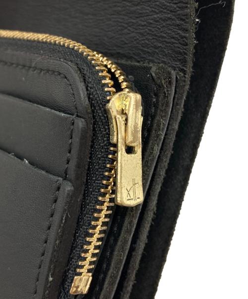 forme（フォルメ）forme (フォルメ) flp-26 baby calf Short Wallet ブラックの古着・服飾アイテム