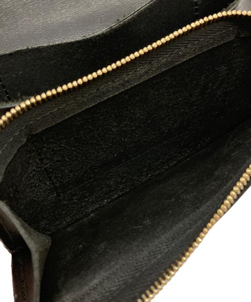 forme（フォルメ）forme (フォルメ) flp-26 baby calf Short Wallet ブラックの古着・服飾アイテム