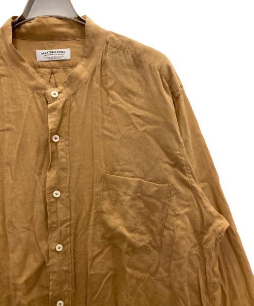 MAATEE&SONS（マーティーアンドサンズ）MAATEE&SONS (マーティーアンドサンズ) MAO COLLAR ベージュ サイズ:4の古着・服飾アイテム