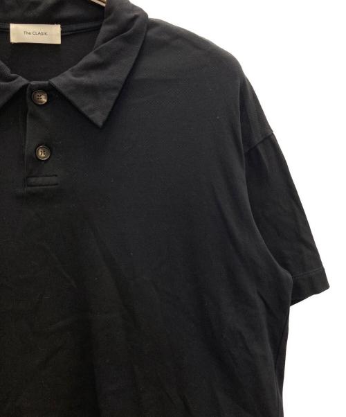 The CLASIK（ザ クラシック）The CLASIK (ザ クラシック) CLASSIC POLO SHIRT ブラック サイズ:46の古着・服飾アイテム