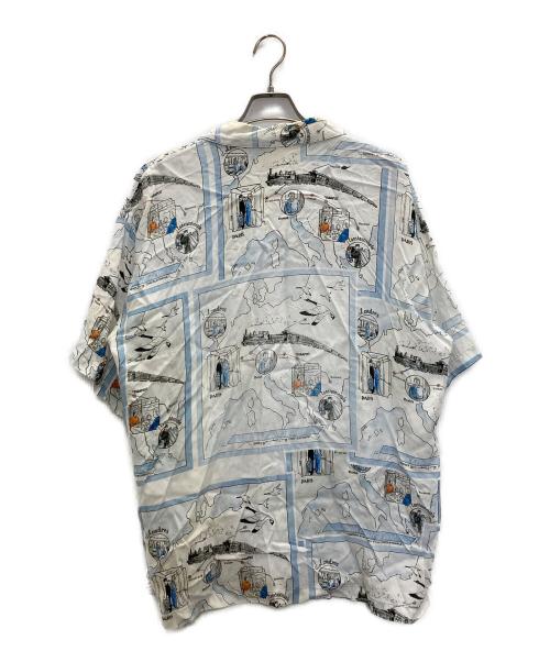 Porter Classic（ポータークラシック）Porter Classic (ポータークラシック) ALOHA SHIRT TRAIN「オリエント急行」 アイボリー サイズ:Mの古着・服飾アイテム