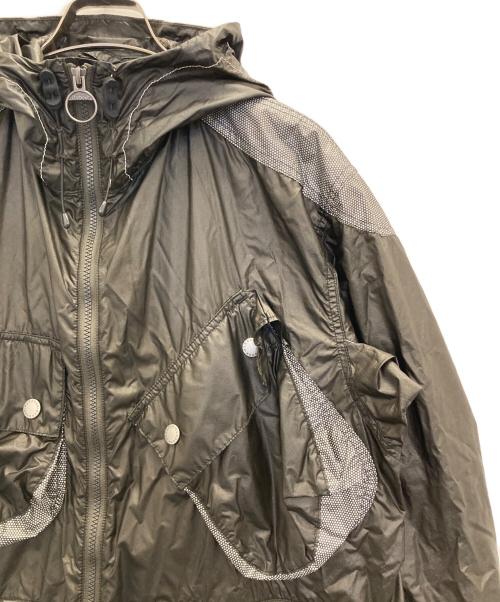 Barbour（バブアー）Barbour (バブアー) and wander (アンドワンダー) SHINY WIND HOODIE ブラック サイズ:3の古着・服飾アイテム