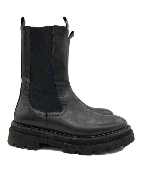 PASCUCCI（パスクッチ）PASCUCCI (パスクッチ) サイドゴアブーツ ブラック サイズ:38の古着・服飾アイテム